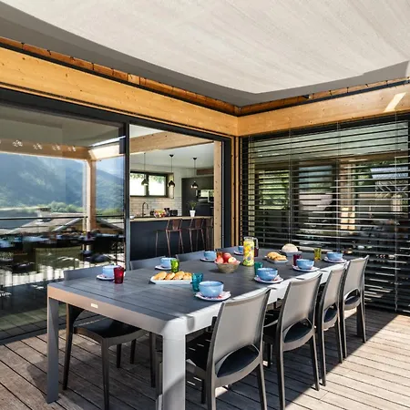 Chalet Neuf, Jacuzzi, Piscine Privee Mai-Sept, Petanque, Proche Paradiski 라 플라뉴